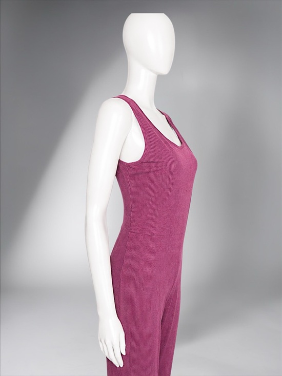 Longline Ribbed Jumpsuit Set - Picture 12 of 13